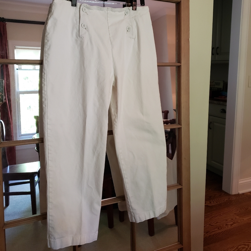 Territory Ahead Sailor Style pants, sz 16, white
